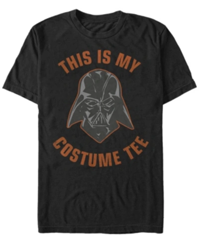 Fifth Sun Star Wars Men's Darth Vader Halloween Costume Short Sleeve T-shirt In Black