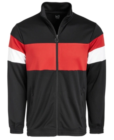 Ideology Id  Men's Colorblocked Track Jacket, Created For Macy's In Candy Apple Red