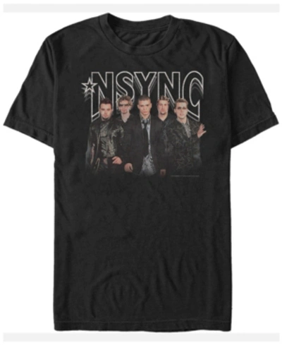 Fifth Sun N'sync Men's Glam Group Short Sleeve T-shirt In Black