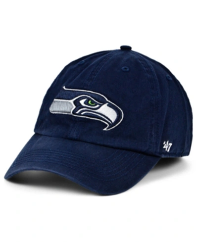 47 Brand Seattle Seahawks Classic Franchise Cap In Navy