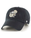 47 Brand Men's Charcoal New Orleans Saints Clean Up Legacy Adjustable Hat In Black