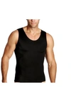 Instaslim Men's Big & Tall Insta Slim Compression Muscle Tank Top In Black