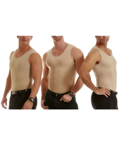 Instaslim Insta Slim Men's 3 Pack Compression Muscle Tank T-shirts