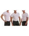 INSTASLIM MEN'S BIG & TALL INSTA SLIM 3 PACK COMPRESSION SHORT SLEEVE CREW-NECK T-SHIRTS