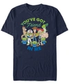 Fifth Sun Pixar - Zootopia Men's Zootropolis Police Badge Short Sleeve T-shirt In Navy