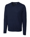 Cutter & Buck Cutter And Buck Men's Big And Tall Lakemont V-neck Sweater In Navy Blue