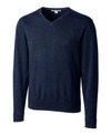 Cutter & Buck Cutter And Buck Men's Big And Tall Lakemont V-neck Sweater In Navy
