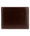 Mancini Casablanca Collection Men's Rfid Secure Center Billfold With Removable Center Wing Passcase In Brown