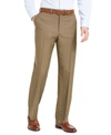 Dockers Flat Front Performance Stretch Straight Dress Pants In Kahki