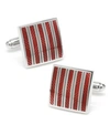 OX & BULL TRADING CO. OX BULL & TRADING CO STRIPED SQUARE CUFFLINKS