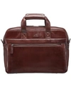 MANCINI VANIZIA COLLECTION TOP ZIPPERED SINGLE COMPARTMENT LAPTOP AND TABLET BRIEFCASE