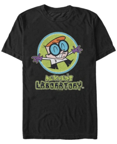 Fifth Sun Men's Dexter's Laboratory Happy Scientist Short Sleeve T- Shirt In Black