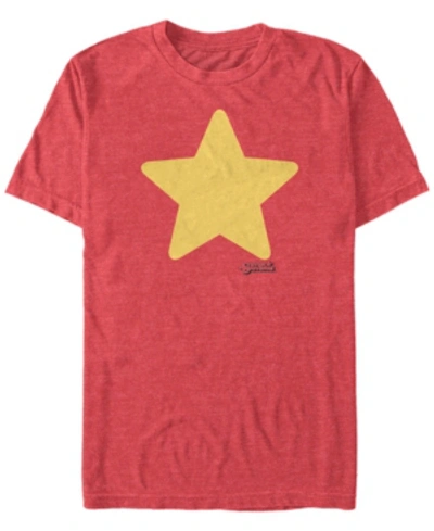 Fifth Sun Men's Steven Universe Star Costume Short Sleeve T- Shirt In Red