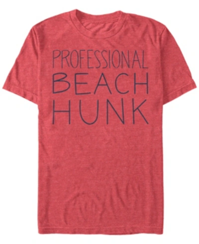 Fifth Sun Men's Steven Universe Professional Beach Hunk Short Sleeve T- Shirt In Red