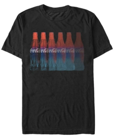 Fifth Sun Men's Bottle Repeating Fade Short Sleeve T- Shirt In Black