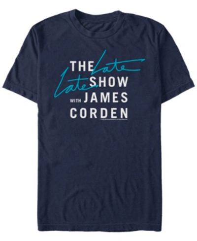 Fifth Sun James Corden Short Sleeve T- Shirt In Navy
