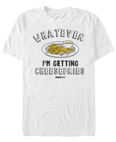 Fifth Sun Men's I'm Getting Cheesefries Sketch Short Sleeve T- Shirt In White