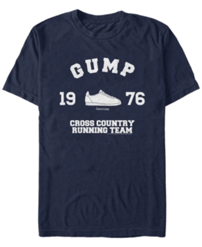 Fifth Sun Men's Cross Country Running Team Shoe Logo Short Sleeve T- Shirt In Navy
