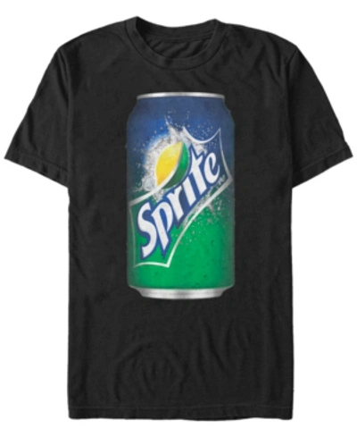 Fifth Sun Men's Giant Sprite Can Logo Short Sleeve T- Shirt In Black
