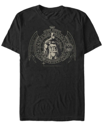 Fifth Sun Dc Men's Batman Gotham Guardian Short Sleeve T-shirt In Black