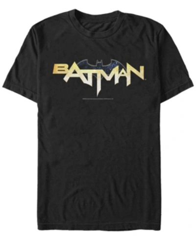 Fifth Sun Dc Men's Batman Text Logo Short Sleeve T-shirt In Black