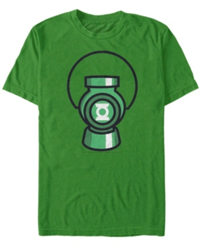 Fifth Sun Dc Men's Green Lantern Logo Short Sleeve T-shirt In Kelly