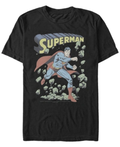 Fifth Sun Dc Men's Superman Super Smash Short Sleeve T-shirt In Black