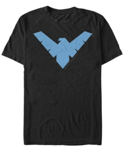 Fifth Sun Dc Men's Batman Nightwing Logo Short Sleeve T-shirt In Black