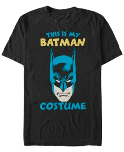 Fifth Sun Dc Men's This Is My Batman Costume Short Sleeve T-shirt In Black