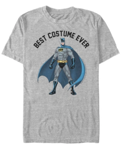 Fifth Sun Dc Men's Batman Best Costume Ever Short Sleeve T-shirt In Athletic Heather
