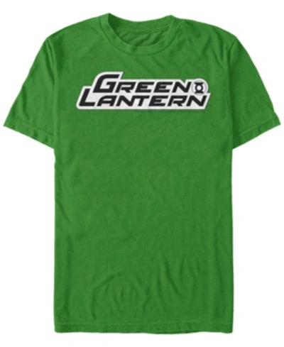 Fifth Sun Dc Men's Green Arrow Text Logo Short Sleeve T-shirt
