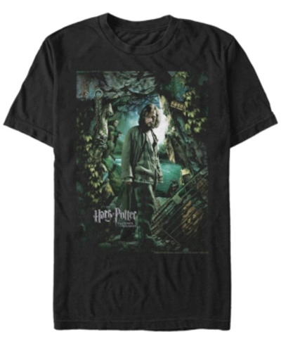 Fifth Sun Men's Azkaban Poster Short Sleeve Crew T-shirt In Black