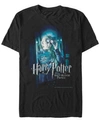 Fifth Sun Harry Potter Men's Half-blood Prince Luna Lovegood Portrait Short Sleeve T-shirt In Black