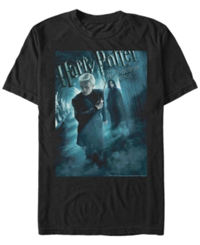 Fifth Sun Harry Potter Men's Half-blood Prince Draco And Snape Poster Short Sleeve T-shirt In Black