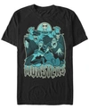 Fifth Sun Scooby-doo Men's Monsters Portrait Short Sleeve T-shirt In Black