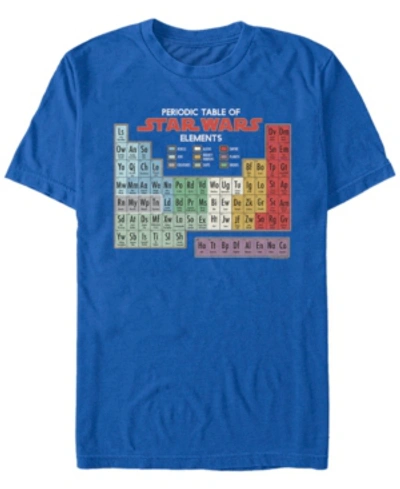 Fifth Sun Men's Periodic Table Of Elements Short Sleeve T- Shirt In Royal