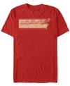 Fifth Sun Dc Men's The Flash Running Fast Short Sleeve T-shirt In Red