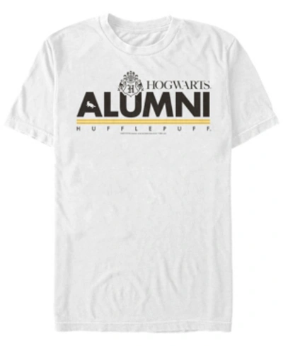 Fifth Sun Men's Alumni Hufflepuff Short Sleeve Crew T-shirt In White