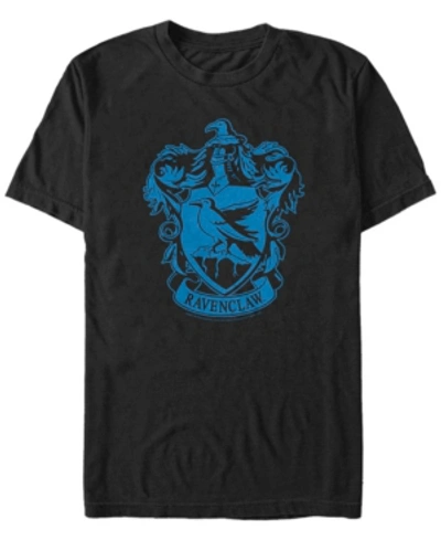 Fifth Sun Harry Potter Men's Simple Ravenclaw Crest Short Sleeve T-shirt In Black