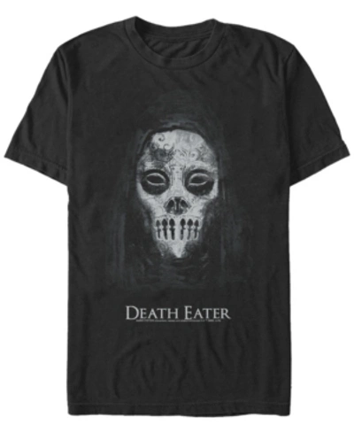 Fifth Sun Harry Potter Men's Death Eater Big Face Short Sleeve T-shirt In Black