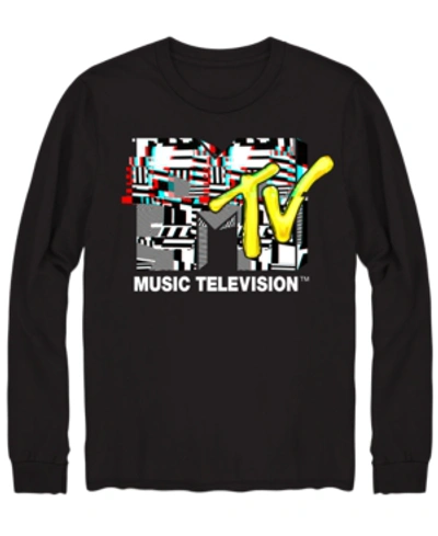 Hybrid Mtv Glitch Men's Graphic T-shirt In Mtv Glitch Mens Graphic T-shirt