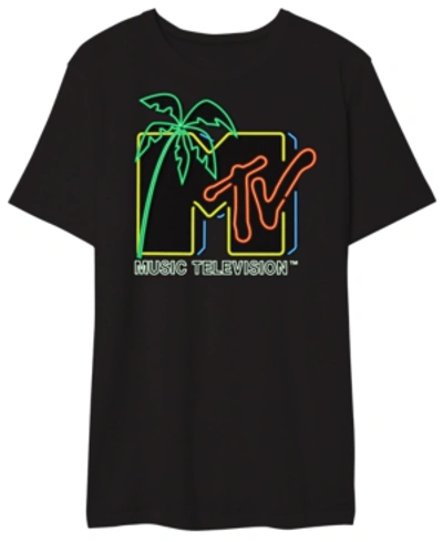 Hybrid Mtv Neon Light Men's Graphic T-shirt In Mtv Neon Light Mens Graphic T-shirt