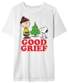 Hybrid Charlie Brown Men's Good Greif Holiday Graphic T-shirt In Holiday Good Greif Mens Graphic T-shirt
