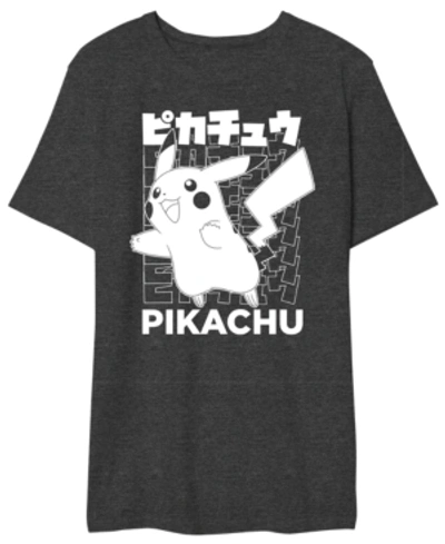 Hybrid Pikachu Kanji Men's Graphic T-shirt In Pikachu Kanji Mens Graphic T-shirt