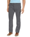 CLUB ROOM MEN'S FOUR-WAY STRETCH PANTS, CREATED FOR MACY'S