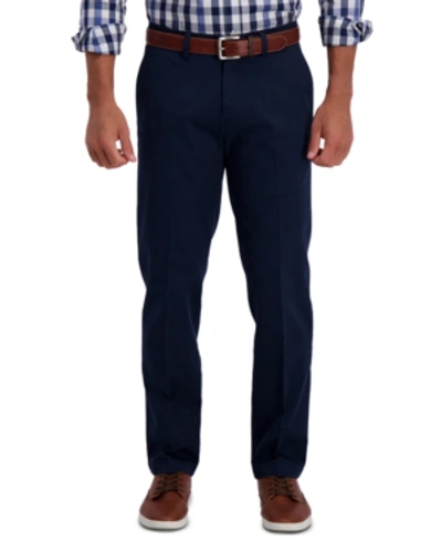 Haggar Men's Premium Comfort Classic-fit Stretch Dress Pants In Navy