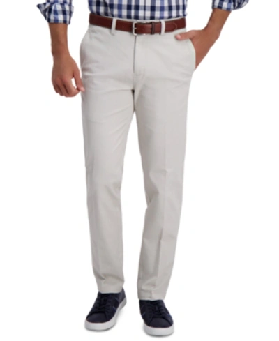 Haggar Men's Premium Comfort Classic-fit Stretch Dress Pants In Tan/beige