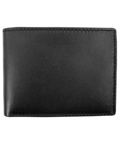 Status Men's Leather Wallet In Black