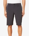 O'neill Reserve Light Check Water Repellent Bermuda Shorts In Black