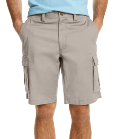 Club Room Men's Stretch Cargo Shorts, Created For Macy's In Stone Wall